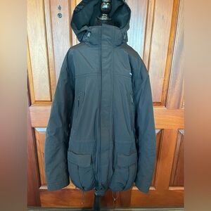 Lands End The Squall Waterproof Windproof Hooded Full Zip Parka Coat Jacket XXL